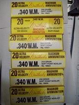 .340 Weatherby Magnum ammo - 3 of 3