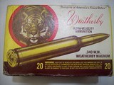 .340 Weatherby Magnum ammo - 1 of 3