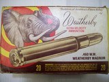 .460 Weatherby Magnum Ammo - 1 of 2