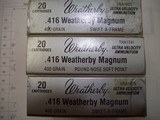 416 Weatherby Magnum Ammo - 1 of 2