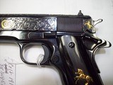 Colt Govrtnment Model .38 Super Royal Blue ENGRAVED - 5 of 10