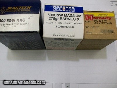 500 S&W Ammo