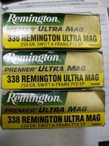 Remington 338 Ultra Mag AMMO - 1 of 2