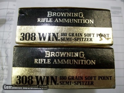 Browning .308 ammo