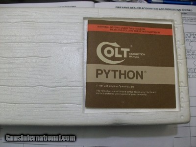Colt Python Mfg. 1978 - Image 7 of 9