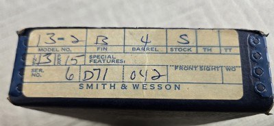 Smith & Wesson Model13-2.357 Mag. - Image 7 of 10
