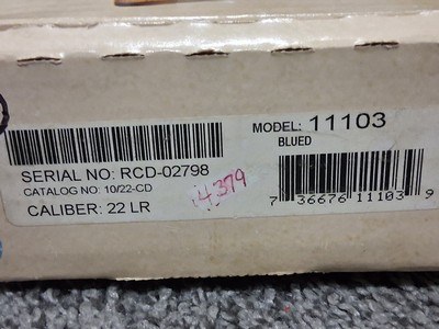 Ruger 10/22 original NIB cattle drive 22lr rifle - Image 11 of 11