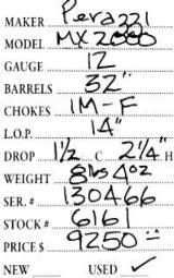 Perazzi	MX200012	gauge- 5 of 5