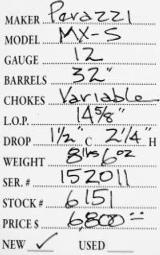 Perazzi	MX-S	12	gauge- 5 of 5