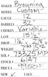 Browning	Custom	12	gauge- 5 of 5