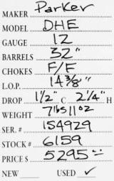 Parker - DHE - 12 ga - 5 of 5