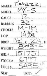 Perazzi	MX-S	12	gauge- 5 of 5