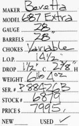 Beretta	687 Extra	28	gauge - 5 of 5