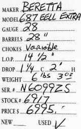 Beretta687 EELL Extra28gauge- 5 of 5
