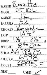 Beretta	DT10L	12	gauge- 5 of 5