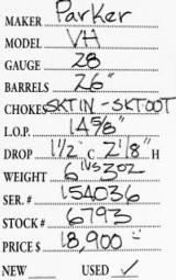 Parker VH 28 Gauge - 9 of 9