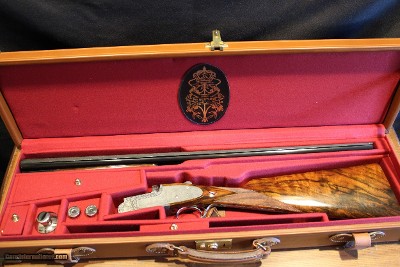 Bertuzzi Zeus Best O/U Sidelock 12 bore Engraved By Dassa