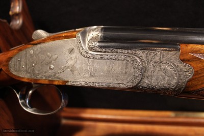Bertuzzi Zeus Best O/U Sidelock 12 bore Engraved By Dassa - Image 4 of 11