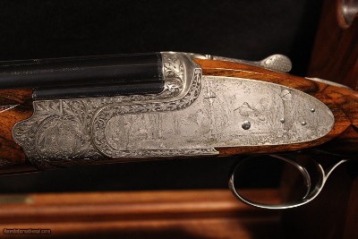 Bertuzzi Zeus Best O/U Sidelock 12 bore Engraved By Dassa - Image 9 of 11
