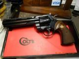 COLT PYTHON 6" blue 1975 in box! - 1 of 8