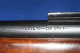 Unfired Pre-64 Winchester Model 70 Target rifle in .220 swift form 1951- 9 of 12