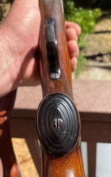 WaltherDeluxe heavy barrel target/sport .22 Long Rifle single shot. Prewar. - 12 of 14