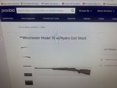 Rare prototype Pre-64 Winchester Model 70 Hydro-Coil Stock in fine condition. - Image 13 of 15