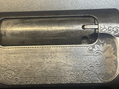 RARE Winchester Pigeon Grade Model 1911 SL Factory Engraved by Angelo Stokes – Documented by Pauline Muerrle - Image 3 of 15
