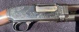 Winchester Model 12 16GA (1936) Black Diamond – #5 Engraved by Nick Kusmit – RARE Matted Rib – w/ Photo of Original Smoke Prints - 9 of 15