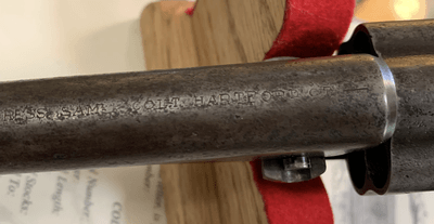 RARE EARLY PRODUCTION COLT MODEL 1860 ARMY REVOLVER WITH MATCHING FLUTED CYLINDER – DOCUMENTED CIVIL WAR SHIPMENT TO GOVERNOR WILLIAM DENNISON OF OHI - Image 3 of 15