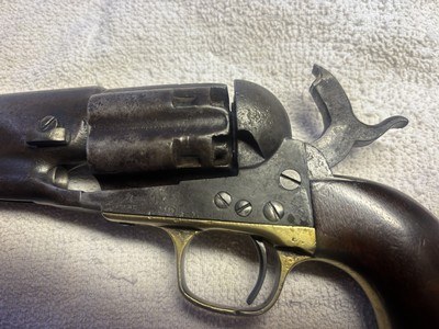 RARE EARLY PRODUCTION COLT MODEL 1860 ARMY REVOLVER WITH MATCHING FLUTED CYLINDER – DOCUMENTED CIVIL WAR SHIPMENT TO GOVERNOR WILLIAM DENNISON OF OHI - Image 5 of 15