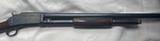 Marlin Model No. 24 Factory Engraved Pump Shotgun – “C Grade” – Rare Waterfowl Scene – Early 20th Century - 4 of 15