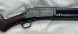Marlin Model No. 24 Factory Engraved Pump Shotgun – “C Grade” – Rare Waterfowl Scene – Early 20th Century - 3 of 15
