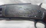 Marlin Model No. 24 Factory Engraved Pump Shotgun – “C Grade” – Rare Waterfowl Scene – Early 20th Century - 1 of 15