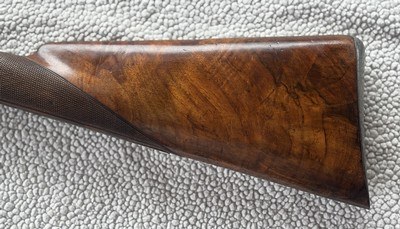L. PEYROT PARIS (AU HAVRE) Fine French Percussion Double Shotgun – Circa 1855–1865 – Damascus Barrels – Exceptional Original Condition - Image 7 of 15