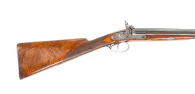 L. PEYROT PARIS (AU HAVRE) Fine French Percussion Double Shotgun – Circa 1855–1865 – Damascus Barrels – Exceptional Original Condition - Image 1 of 15