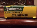 Remington 375 H&H magnum Express Rifle 270gr sp - 1 of 1