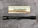 Weatherby Mk XXII Scope 4X with Original Manual - 1 of 10