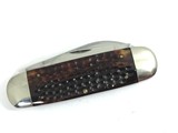 1940-1964 Case XX Elephant Toe Sunfish Red BONE 6250 Collector's Knife - 9 of 12