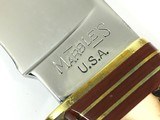 Marbles 10" Trailmaker Knife STAG Handles & Pommel MSA 1992 + Sheath - 6 of 10