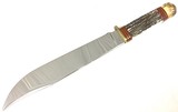 Marbles 10" Trailmaker Knife STAG Handles & Pommel MSA 1992 + Sheath - 3 of 10