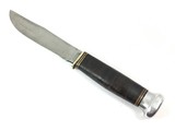 1919-1924 Marbles Expert Fixed Blade Hunting Knife Leather LARGE NUT - 1 of 7