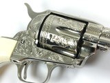 Uberti Single Action Genuine Ivory Grips ENGRAVED Miniature Colt SAA Replica - STUNNING - 4 of 15