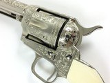 Uberti Single Action Genuine Ivory Grips ENGRAVED Miniature Colt SAA Replica - STUNNING - 8 of 15