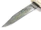 1914-1935 Marbles Safety Folding Hunter Knife STAG + Original Sheath - 3 of 11