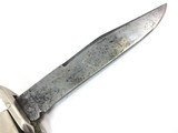 1914-1935 Marbles Safety Folding Hunter Knife STAG + Original Sheath - 5 of 11