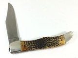 1985 Case XX Hunter Knife STAG 5166 SS 80th Anniversary Limited Edition Second Cut Stag + Display - 5 of 11