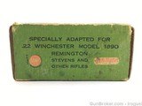 1920's Remington UMC 22 WRF Winchester Lesmok FULL Collectible Box + Ammo - 5 of 7