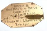 1916 Winchester 1894 Trapper SRC 30 WCF Carried by US BORDER PATROL C&R OK - 15 of 15