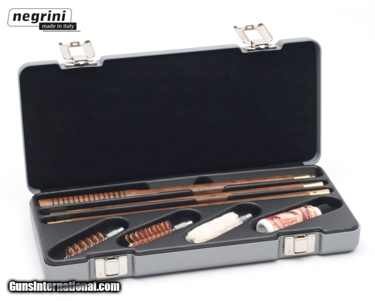 Negrini Sporting Wood Rod Shotgun Cleaning Kit 12 Ga